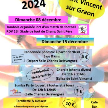 Téléthon 2024 de Saint-Vincent-sur-Graon