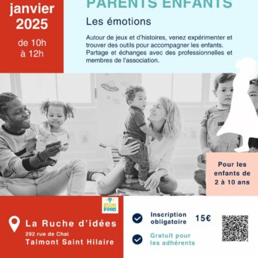 Atelier Parents Enfants sur les émotions