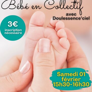 Atelier massage bébé en collectif